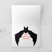 Halloween Moon und Cat Karte (Innenseite)