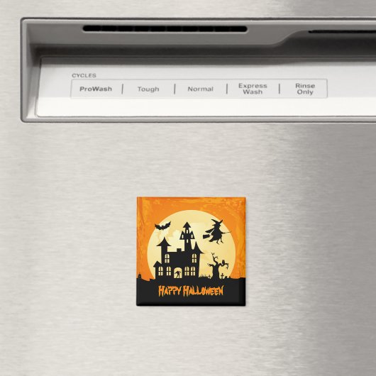 Halloween Moonlight Spuk House Magnet (In Situ (Geschirrspüler))