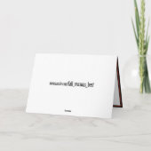 Halloween Moonlit Party Scene Karte (Rückseite)