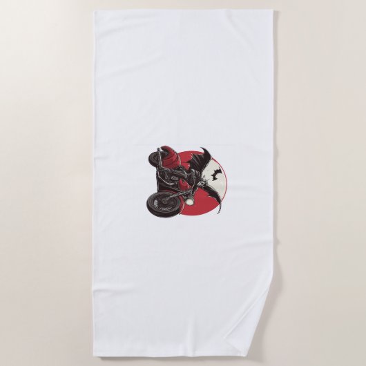 Halloween Moonlit Vampire Ride Strandtuch (Vorderseite)