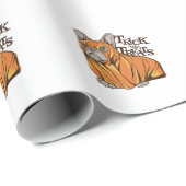 Halloween-Mopps Geschenkpapier (Rolleneckpunkt)