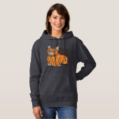 Halloween-Mopps Hoodie (Vorne ganz)