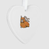 Halloween-Mopps Ornament (Vorderseite)