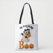 Halloween Mops Dog Tasche (Vorderseite)