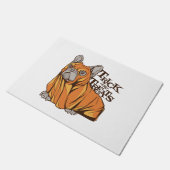Halloween Mops Fußmatte (Schrägansicht)