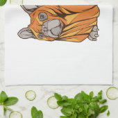 Halloween mops geschirrtuch (Gefaltet)