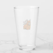 Halloween-Mops Glas (Rückseite)