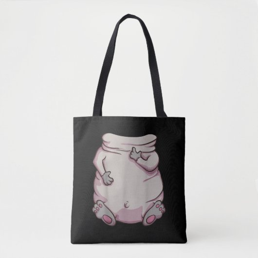 Halloween Mops Hund Tiergestalt Tasche (Vorderseite)