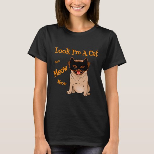 Halloween Mops Hund Tshirt Funny Mops Lover G (Vorderseite)