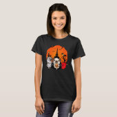 Halloween-Mops-Hunde-Süßes-oder-Saures-Hunderasse- T-Shirt (Vorne ganz)