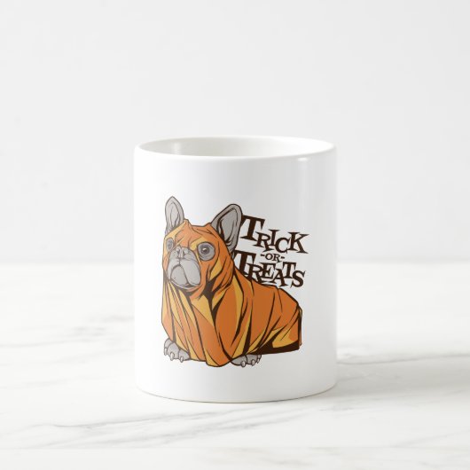 Halloween Mops Kaffeetasse (Mittel)