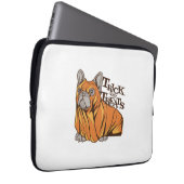 Halloween-Mops Laptopschutzhülle (Vorne Rechts)