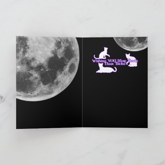 Halloween - Mops - Lily Lou Karte (Innenseite)