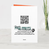 Halloween - Mops - Lily Lou Karte (Rückseite)