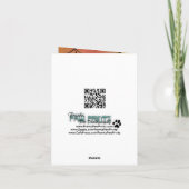 Halloween - Mops - Lily Lou Karte (Rückseite)