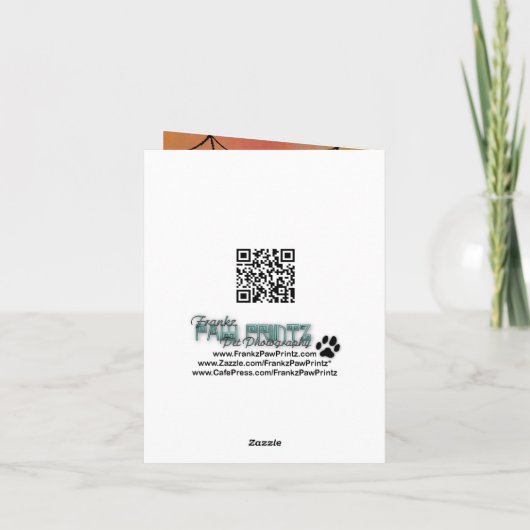 Halloween - Mops - Lily Lou Karte (Rückseite)