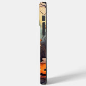 Halloween-Mops mit Pumpkins Beängstigend Case-Mate iPhone Hülle (Rückseite / Links)