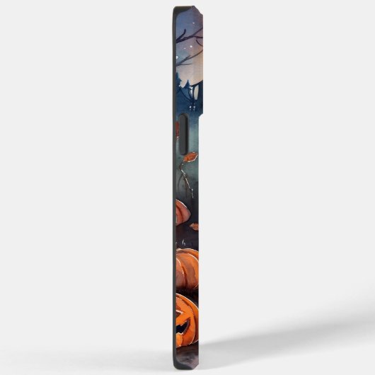 Halloween-Mops mit Pumpkins Beängstigend Case-Mate iPhone Hülle (Rückseite / Rechts)