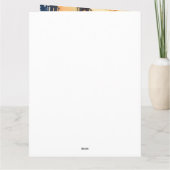 Halloween-Mops mit Pumpkins Beängstigend Karte (Rückseite)