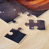 Halloween-Mops mit Pumpkins Beängstigend Puzzle (Seite)