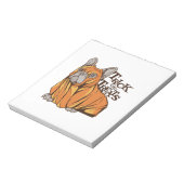 Halloween-Mops Notizblock (Rotiert)