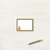 Halloween-Mops Post-it Klebezettel (Auf Schreibtisch)