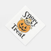 Halloween-Mops Serviette (Ecke)