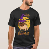 Halloween-Mops T-Shirt (Vorderseite)