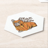 Halloween Mops Untersetzer (angewinkelt)