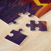 Halloween Mops Vampire Pumpkins Beängstigend Puzzle (Seite)