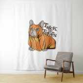 Halloween Mops Wandteppich (Beispiel)