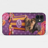 Halloween-Mops-Welpe Case-Mate iPhone Hülle (Rückseite (Horizontal))