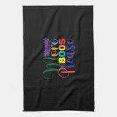 Halloween More Boos Please Birthday Geschirrtuch (Vertikal)