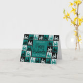 Halloween-Mosaik Karte (Gelbe Blume)