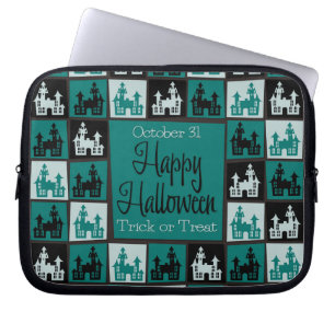 Halloween-Mosaik Laptopschutzhülle