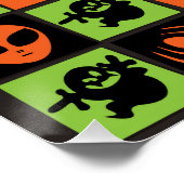 Halloween-Mosaik Poster (Ecke)