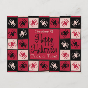 Halloween-Mosaik Postkarte