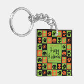 Halloween-Mosaik Schlüsselanhänger (Vorderseite links)