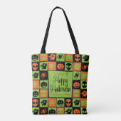 Halloween-Mosaik Tasche (Rückseite)