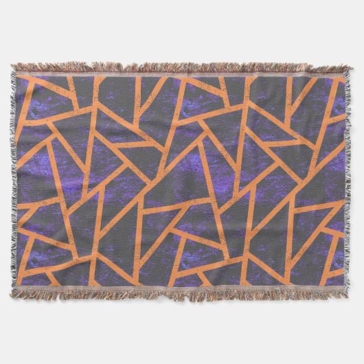 Halloween-Mosaikmuster Decke (Vorderseite)
