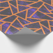 Halloween-Mosaikmuster Geschenkpapier (Ecke)