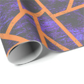 Halloween-Mosaikmuster Geschenkpapier (Rolleneckpunkt)