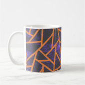 Halloween-Mosaikmuster Kaffeetasse (Links)