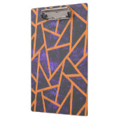 Halloween-Mosaikmuster Klemmbrett (Links)