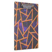 Halloween-Mosaikmuster Klemmbrett (Rechts)