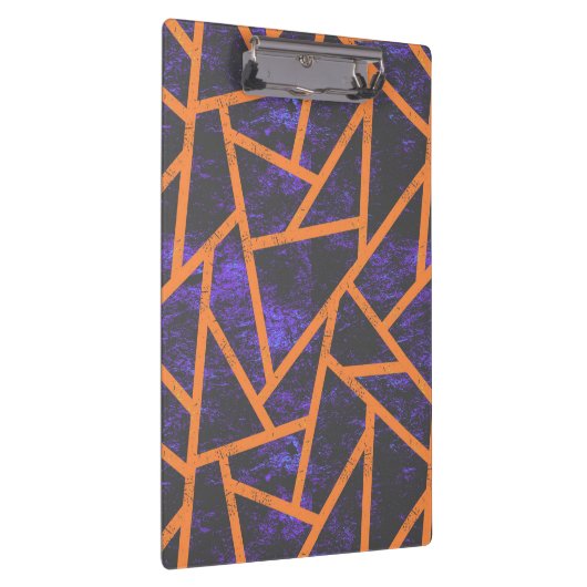 Halloween-Mosaikmuster Klemmbrett (Rechts)