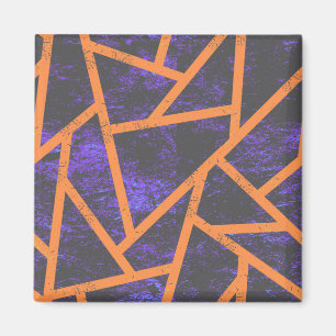 Halloween-Mosaikmuster Magnet