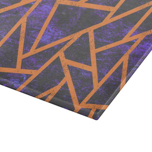 Halloween-Mosaikmuster Schneidebrett (Ecke)