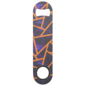 Halloween-Mosaikmuster Speed Flaschenöffner (Rückseite)