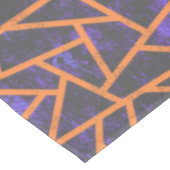 Halloween-Mosaikmuster Tischdecke (Schrägansicht)